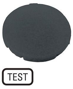  Шильдик кнопочный плоский "TEST" M22-XD-S-GB9 черн. EATON 218201 