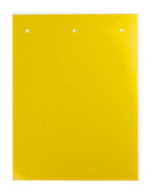 Табличка полужесткая клейкое основание ПВХ-0.5 желт. DKC TAS2715AY 