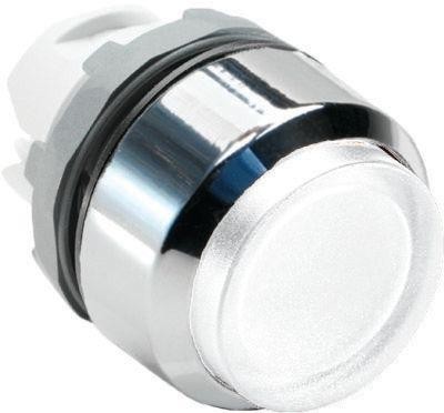  Кнопка MP4-21W выступающая с подсветкой с фикс. бел. (только корпус) ABB 1SFA611103R2105 