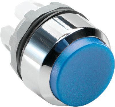  Кнопка MP4-20L выступающая без подсветки с фикс. син. (только корпус) ABB 1SFA611103R2004 