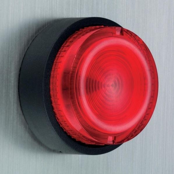  Корпус для кнопки 22мм красн. с подсветкой SchE ZB5AW143 