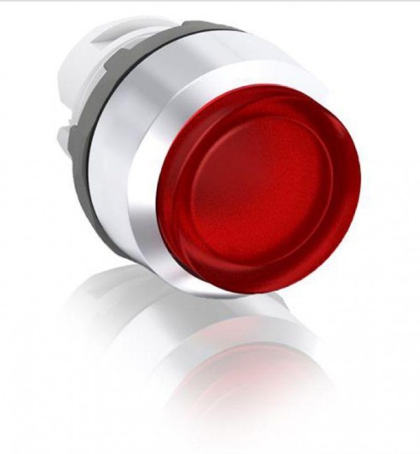  Кнопка MP3-31R выступающая (только корпус) с подсветкой без фиксации красн. ABB 1SFA611102R3101 