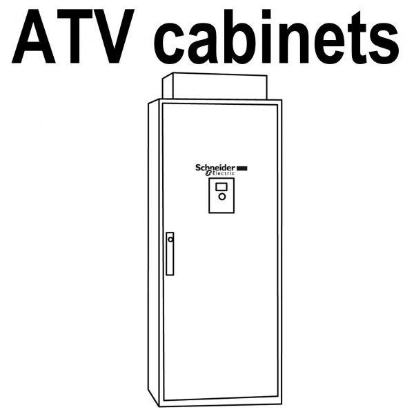  Преобразователь частоты комплектный в шкафу ATV71 250кВт 415В ЭМС SchE ATV71ES5C25N4 