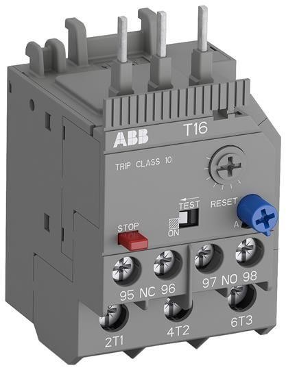  Реле перегрузки тепл. T16-1.0 диапазон уставки 0.74А…1А для контакторов типа B6 B7 AS ABB 1SAZ711201R1023 