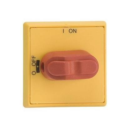  Ручка управления OHYS2AJ1E-RUH (желто-красная) для упр. через дверь рубильниками типа OT16..125F ABB 1SCA108302R1001 