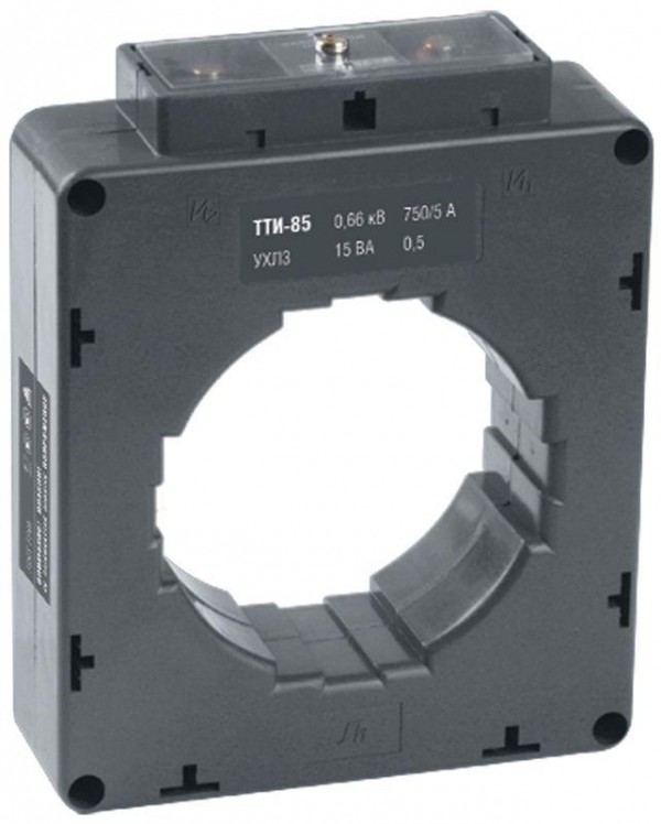  Трансформатор тока ТТИ-85 750/5А 15ВА класс точн. 0.5S ИЭК ITT50-3-15-750 