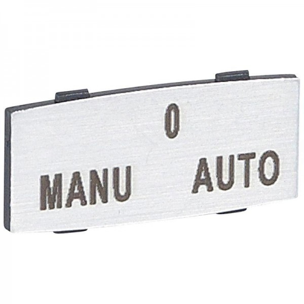  Вставка узкая алюм. надпись "MANU-O-AUTO" Osmoz Leg 024344 