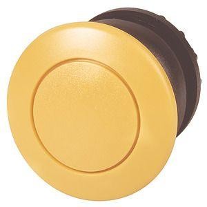  Головка кнопки грибовидная с фикс. желт.; черн. лицевое кольцо M22S-DRP-Y EATON 216750 