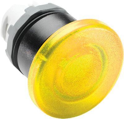  Кнопка MPM1-21Y "ГРИБОК" без фикс. с подсветкой 40мм желт. (только корпус) ABB 1SFA611124R2103 