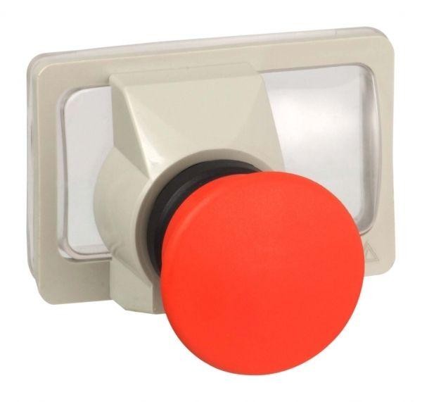  Кнопка грибовидная STOP с пружинным возвратом для корпусов GV2M красн. SchE GV2K011 