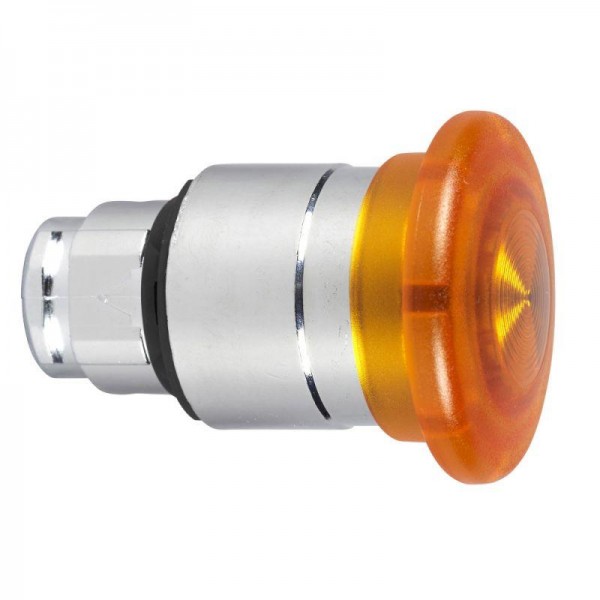  Головка кнопки гриб. с подсвет. тяни-толкай оранж. SchE ZB4BW653 