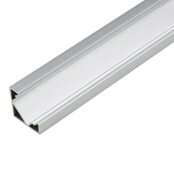  Профиль алюминиевый для LED ленты UFE-A13 SILVER 200 POLYBAG угловой анодир. (дл.2м) Uniel UL-00004052 