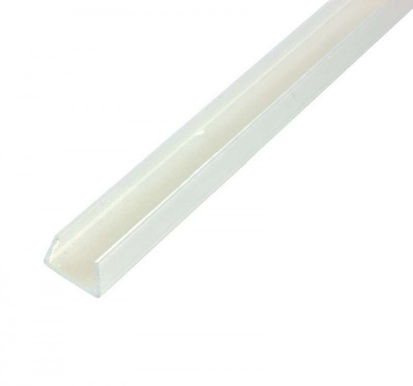  Короб прозрачный П-образ. пластик бел. (1м) NEON-NIGHT 104-411 