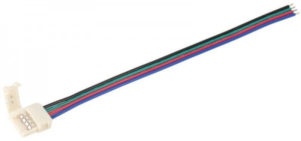  Коннектор для соединения светодиод. лент RGB PRO 5050 10мм с драйвером (15см-разъем) (уп.5шт) ИЭК LSCON10-RGB-213-5-PRO 