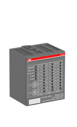  Модуль интерфейсный S500 CI521-MODTCP ABB 1SAP222100R0001 