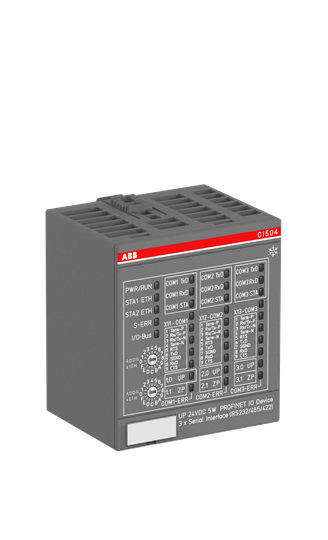  Модуль интерфейсный 3хRS232/RS485 CI504-PNIO-XC ABB 1SAP421300R0001 