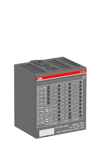  Модуль интерфейсный 8DI/8DO/4AI/2AO CI581-CN-XC ABB 1SAP428100R0001 