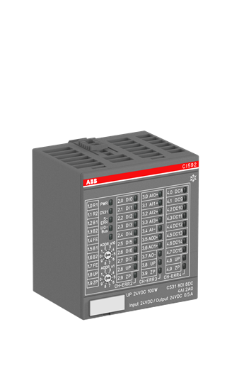  Модуль интерфейсный 8DI/8DC/4AI/2AO CI592-CS31-XC ABB 1SAP421200R0001 