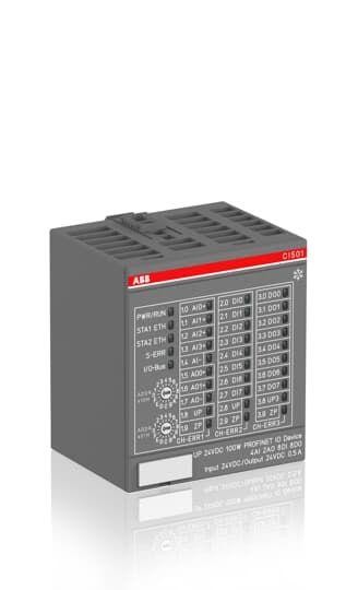  Модуль интерфейсный 8DI/8DO/4AI/2AO CI501-PNIO-XC ABB 1SAP420600R0001 