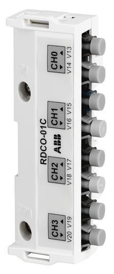  Модуль оптоволоконной связи RDCO-02 для привода ACS800 ABB 64606921 