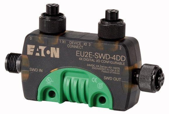  Модуль ввода/вывода T-Connector EU2E-SWD-4DD IP67 24В M12 EATON 174732 