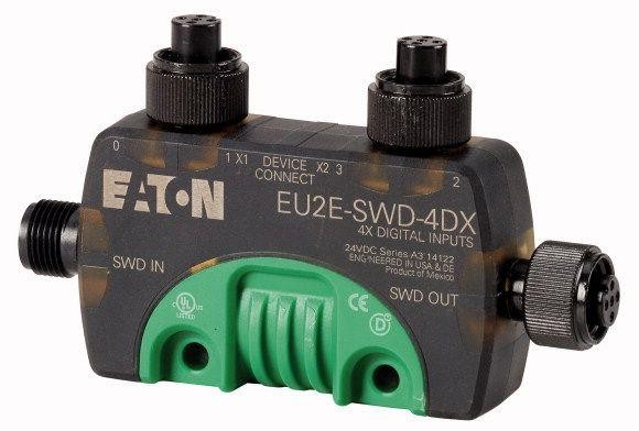  Модуль ввода/вывода T-Connector EU2E-SWD-4DX IP67 24В M12 EATON 174726 