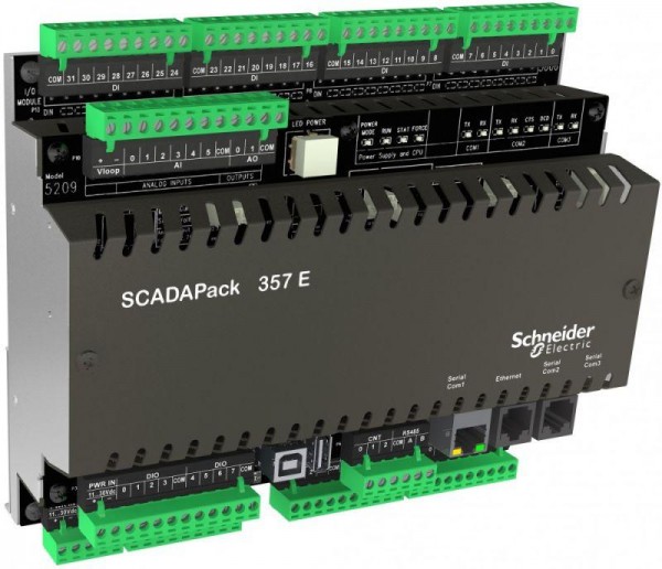  Реле SCADAPack 357 RTU 2 поток IEC61131 24В 4 A/O ATEX SchE TBUP357-1G21-AB20X 