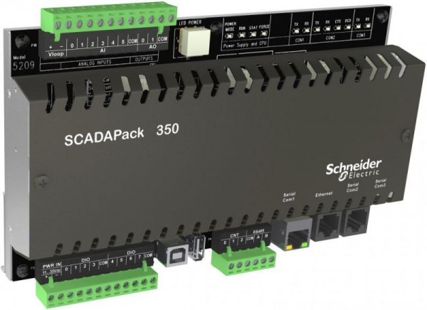  Реле SCADAPack 350 RTU 2 поток IEC61131 2 A/O SchE TBUP350-1G21-AA10S 