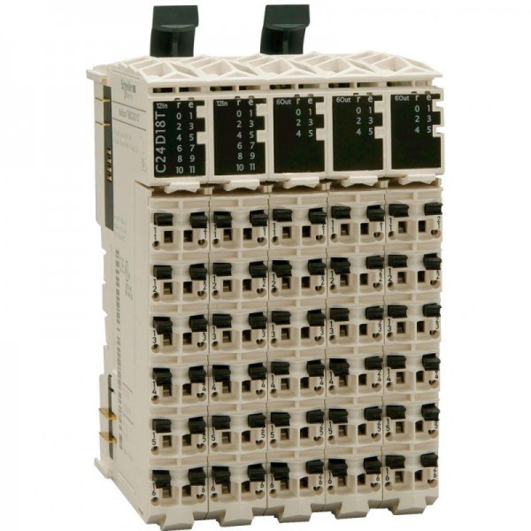  Модуль расширения компактный ввода-вывода 24дискрет. SchE TM5C24D12R 