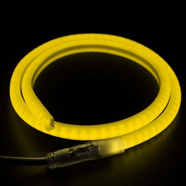  Шнур светодиодный гибкий неон LED SMD форма - D 120LED/м желт. (уп.100м) Neon-Night 131-071 