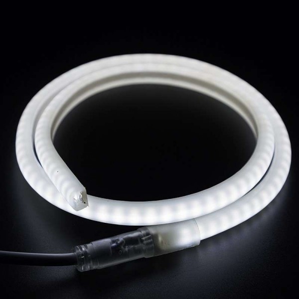  Шнур светодиодный гибкий неон LED SMD форма - D 120LED/м бел. (уп.100м) Neon-Night 131-075 