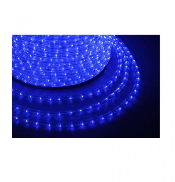  Шнур светодиодный Дюралайт фиксинг круглый 13мм син. (уп.100м) NEON-NIGHT 121-123-4 