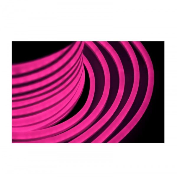  Шнур светодиодный гибкий неон LED NEON FLEX 12х26мм в розовой оболочке/модуль 0.914м/80LED/м 5.3Вт/220В IP54 роз. (уп.50м) NEON-NIGHT 131-027 