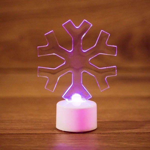  Фигура светодиодная "Снежинка" на подставке RGB Neon-Night 501-055 