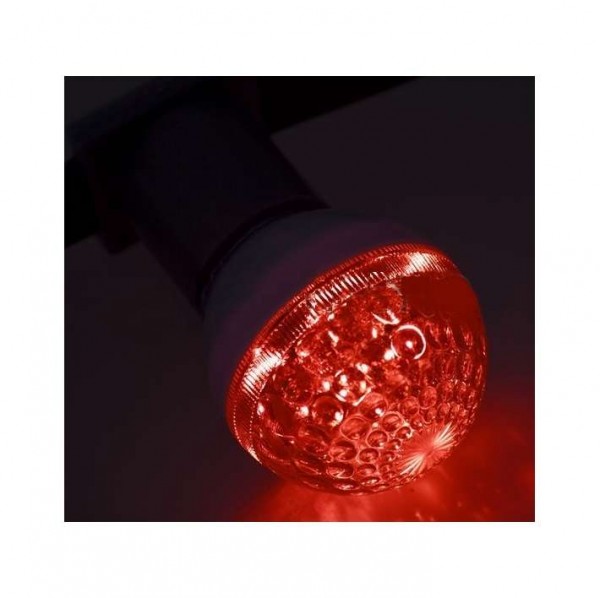  Лампа светодиодная 1Вт 9LED Шар d50 E27 красн. Neon-Night 405-212 