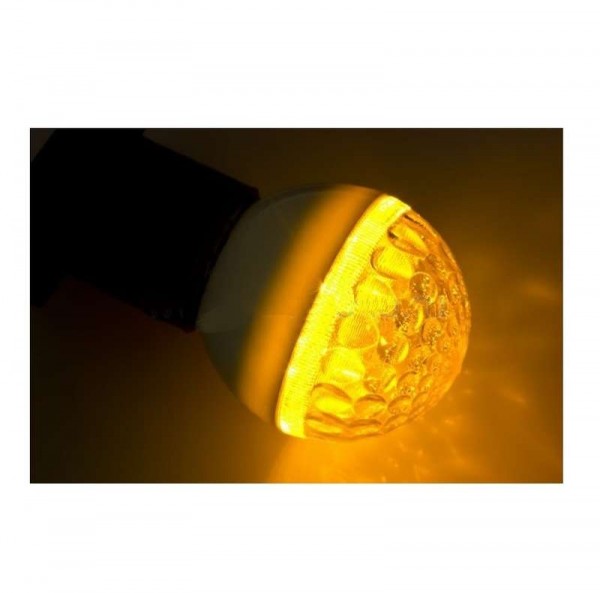  Лампа светодиодная 1Вт 9LED Шар d50 E27 желт. Neon-Night 405-211 