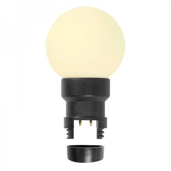  Лампа светодиодная 1Вт 6LED Шар d45 для белт-лайта вместе с патроном тепл. бел. колба бел. мат. Neon-Night 405-146 