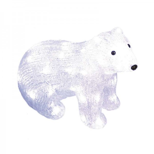  Гирлянда светодиодная "Белый медведь-4" ULD-M3125-040/STA WHITE IP20 WHITE BEAR-4 40LED 31х15х25см IP20 бел. Uniel 11037 