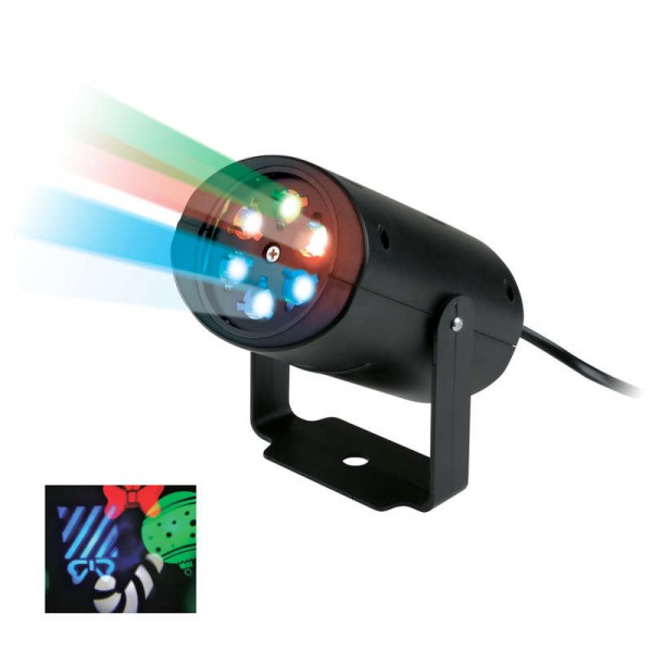  Светильник-проектор ULI-Q306 4Вт/RGB BLACK XMAS Uniel UL-00001188 