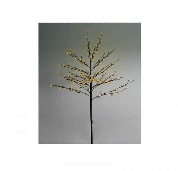  Дерево светодиодное "Комнатная сакура" желт. 120см корич. ствол 80LED 8Вт 24В IP44 (с трансф.) NEON-NIGHT 531-241 