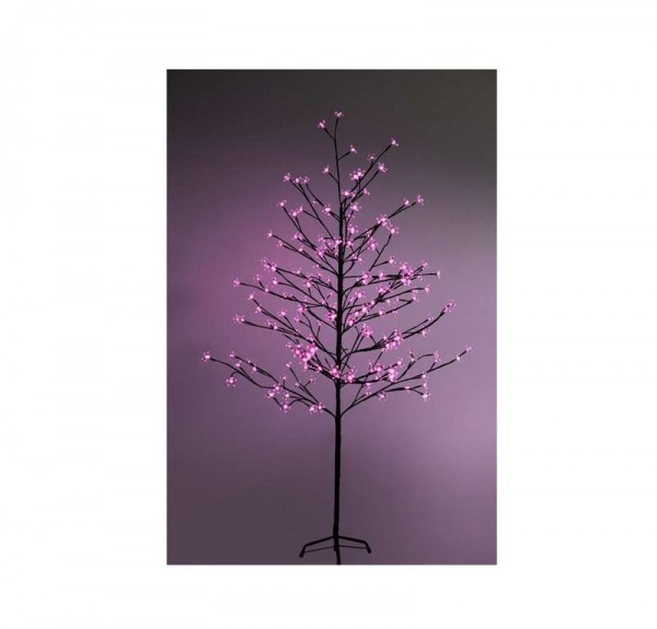  Дерево светодиодное "Комнатная сакура" роз. 150см корич. ствол 120LED 12Вт 24В IP44 (с трансф.) NEON-NIGHT 531-268 
