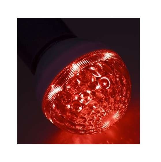  Лампа светодиодная 1Вт 10LED Шар d50 E27 красн. 24В (постоянное напряжение) Neon-Night 405-612 