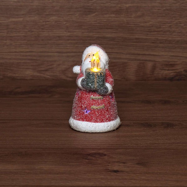  Фигура керамическая "Дед Мороз со свечкой" 7х7х12см NEON-NIGHT 505-008 