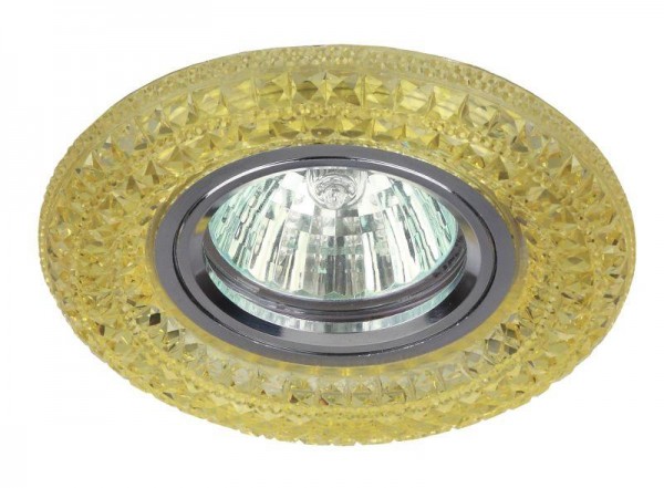  Светильник DK LD3 YL/WH декор cо светодиодной подсветкой MR16 желт. ЭРА Б0028092 