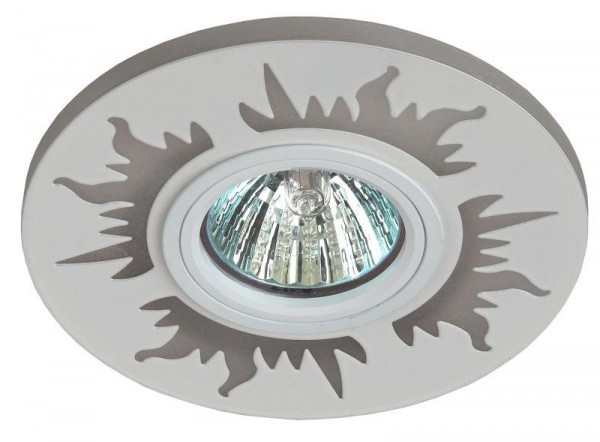  Светильник DK LD30 WH декор cо светодиодной подсветкой MR16 220В max 11Вт бел. ЭРА Б0036478 