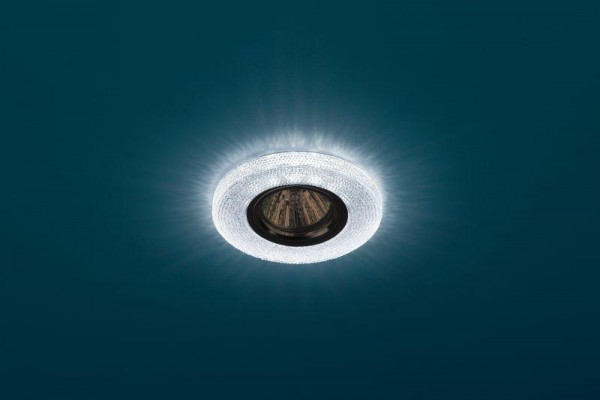  Светильник DK LD1 BL декор со светодиод. подсветкой GU5.3 220В 50Вт гол. ЭРА Б0018774 