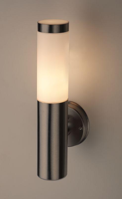  Светильник WL17 декор. подсветка MAX40W E27 IP44 хром/бел. ЭРА Б0034617 