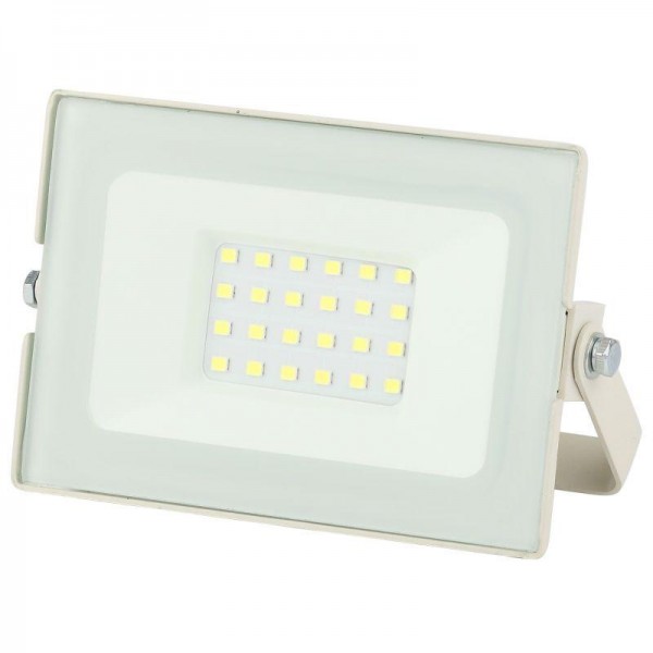  Прожектор уличный LPR-031-0-65K-020 LED 20Вт 6500К 1600лм 122х75х35 бел. (80/1440) Эра Б0043570 