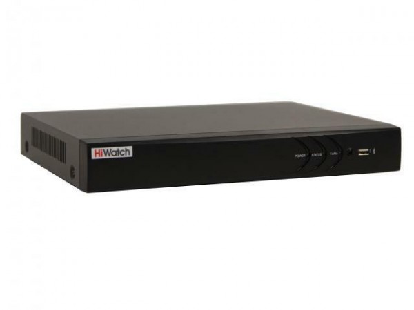  Видеорегистратор DS-H304QA 16-ти канальный гибридный HD-TVI регистратор с технологией AoC (аудио по коаксиальному кабелю) для аналоговых HD-TVI AHD и CVI камер+2 IP-канала HiWatch 00-00003706 