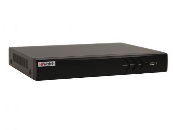  Видеорегистратор DS-H216UA 16-ти канальный гибридный HD-TVI регистратор с технологией AoC (аудио по коаксиальному кабелю) для аналоговых HD-TVI AHD и CVI камер+2 IP-канала HiWatch 00-00003091 